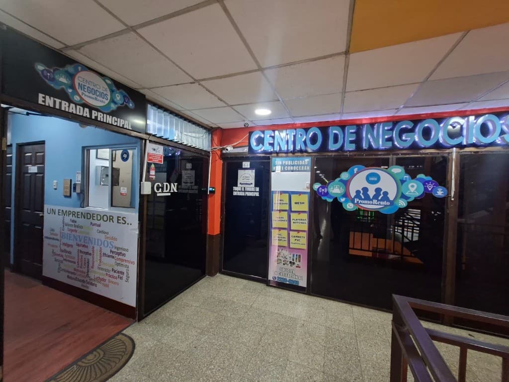 Entrada del Centro de Negocios PromoRento